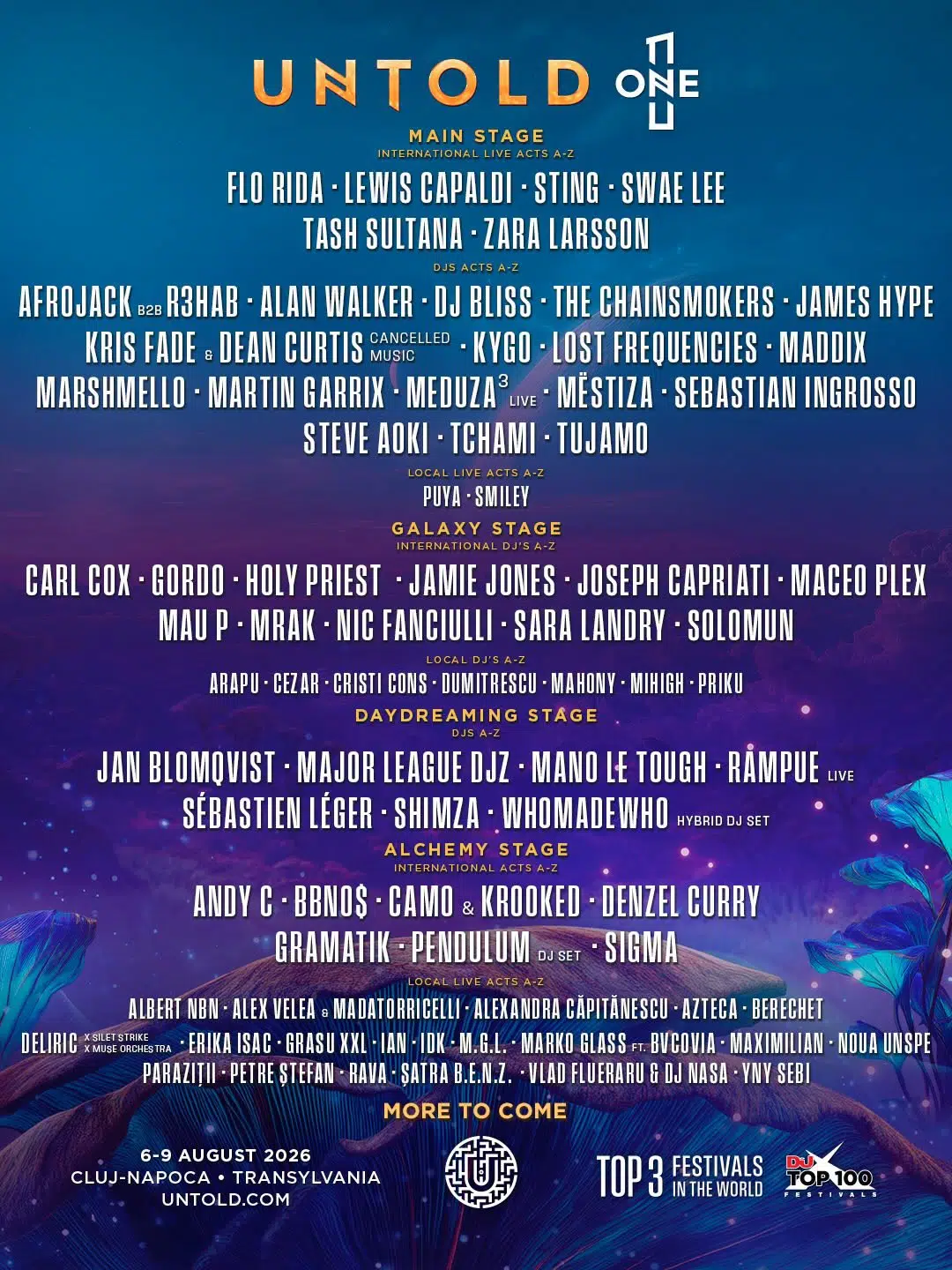 Untold 2026 afis