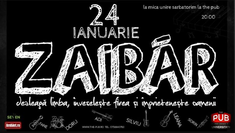 Zaibar - la Mica Unire - Mare concert @ The Pub - Universității