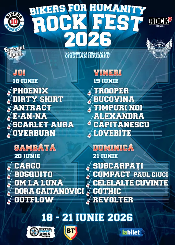 bikers for humanity rock fest 2026 lineup