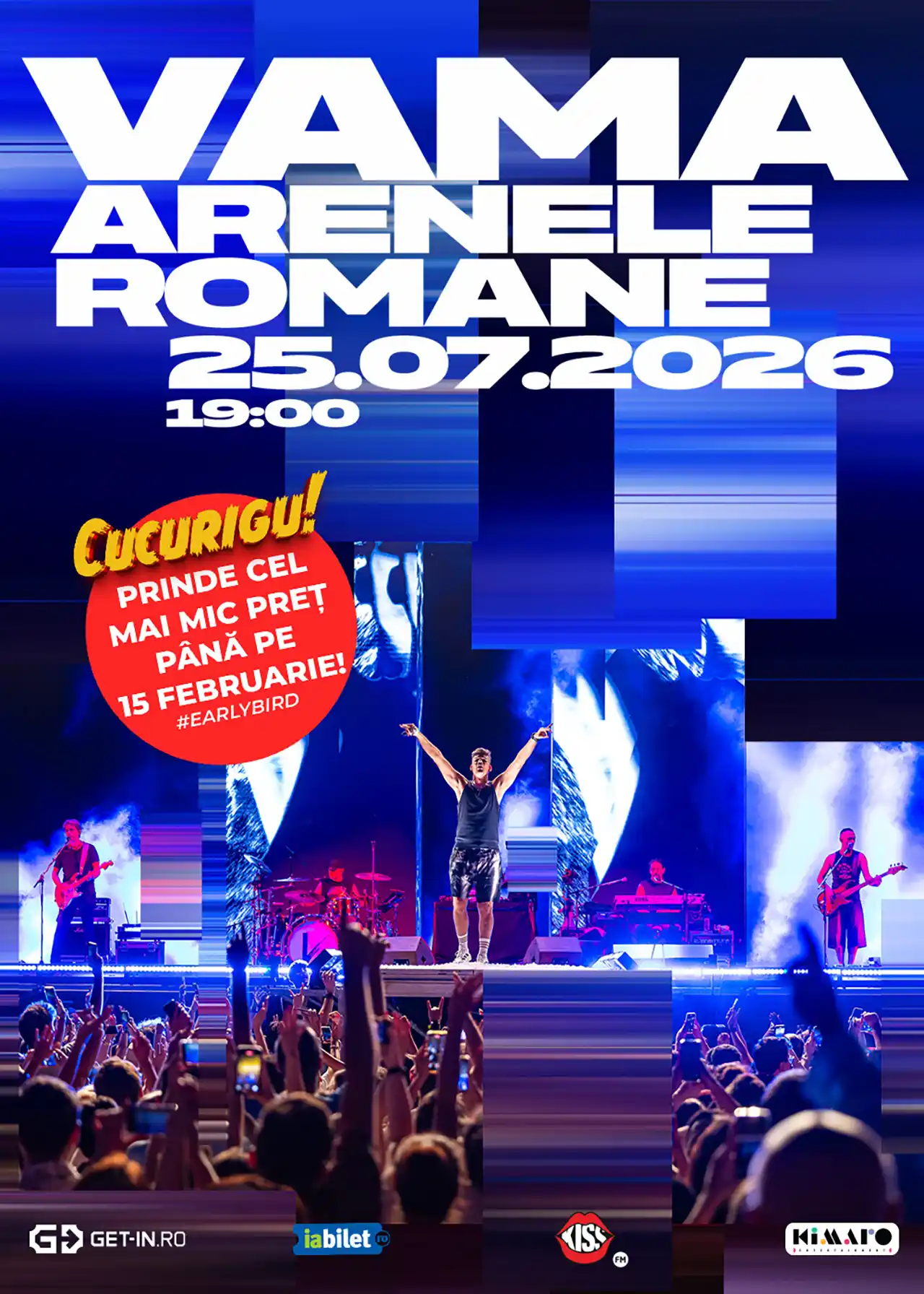 Poză Vama în concert la Arenele Romane Poză Vama în concert la Arenele Romane