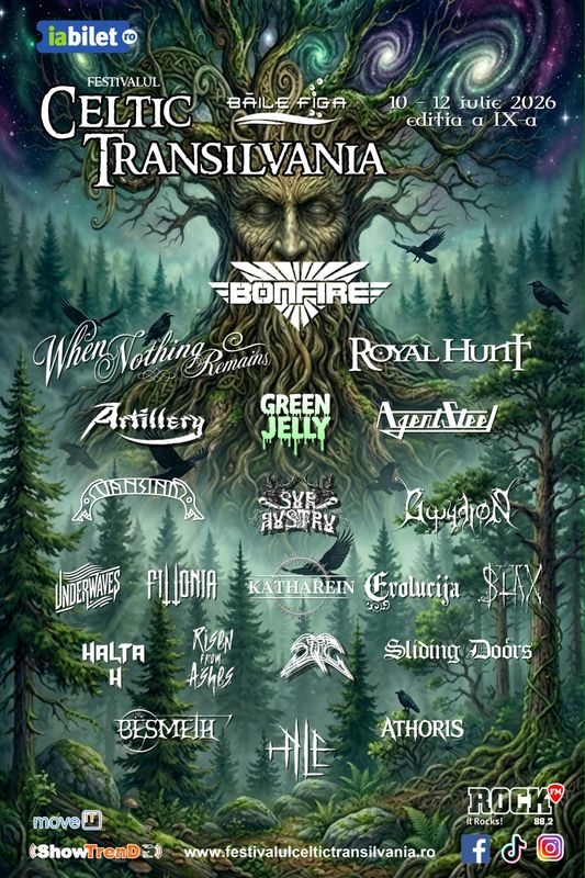 festivalul celtic transilvania 2026 afis