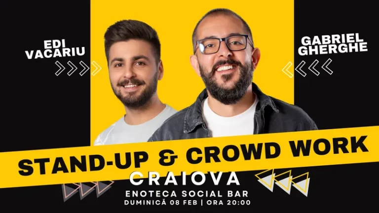 Stand Up & Crowd Work | Gabriel Gherghe și Edi Vacariu
