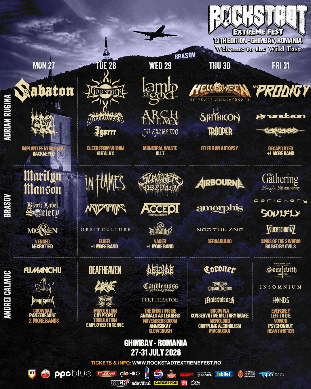 rockstadt extreme fest 2026 lineup
