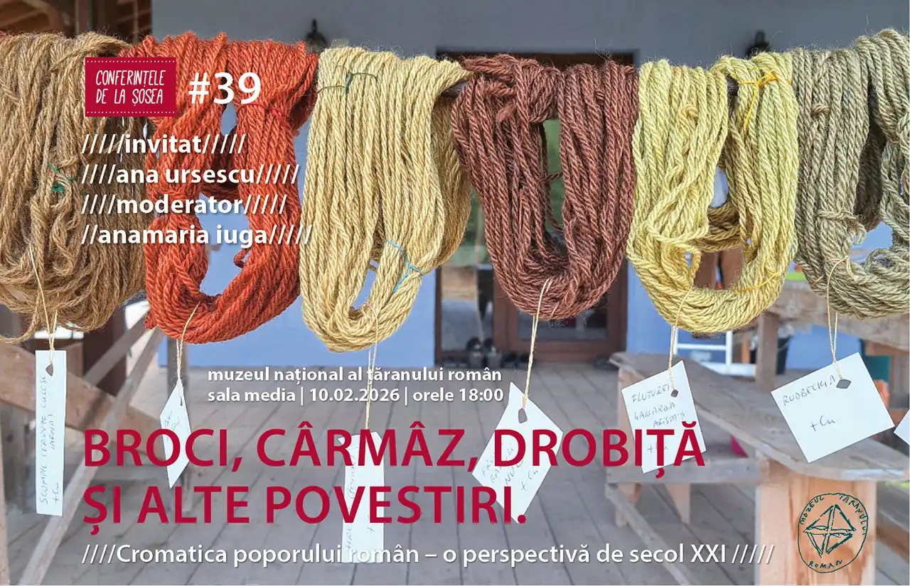CONFERINȚELE DE LA ȘOSEA #39. Broci, cârmâz, drobiță și alte povestiri.