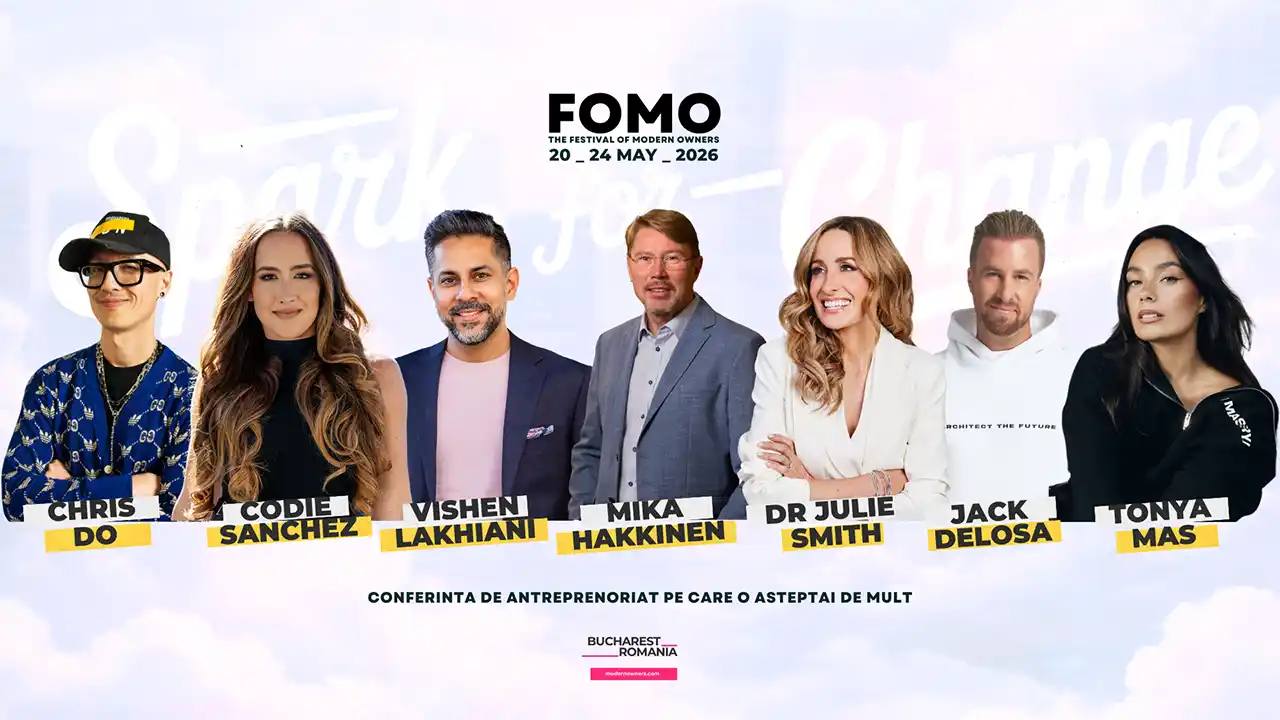 Speakeri FOMO Mika Häkkinen, dublu campion mondial de Formula 1, vine la București
