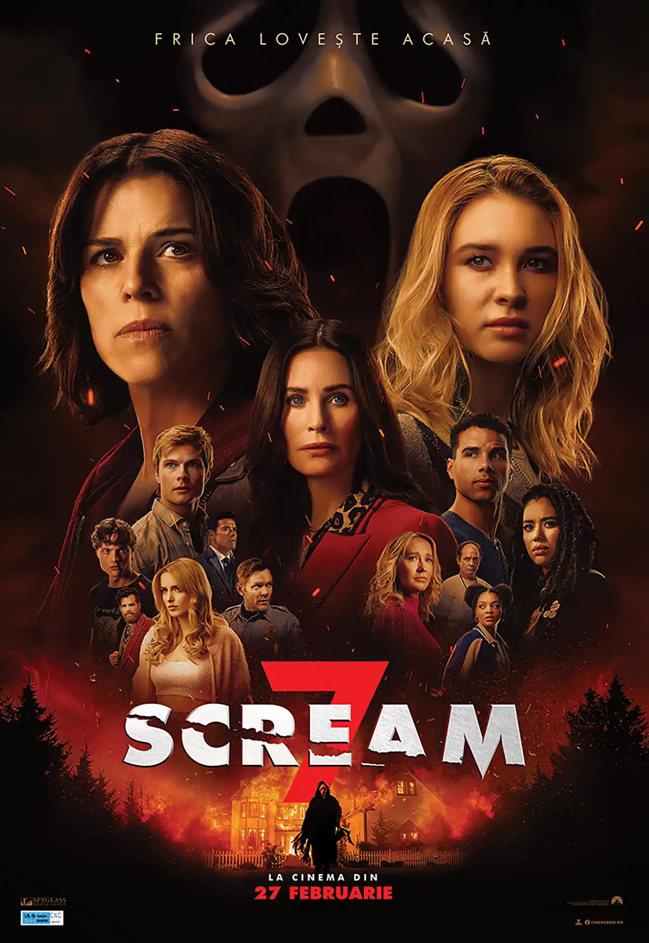 Ghostface revine în forță pe marile ecrane în Scream 7