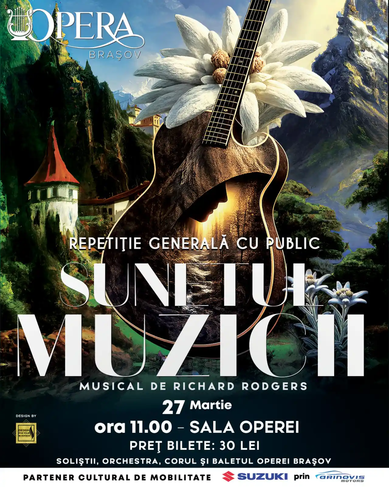 Opera Brașov prezintă programul lunii martie
