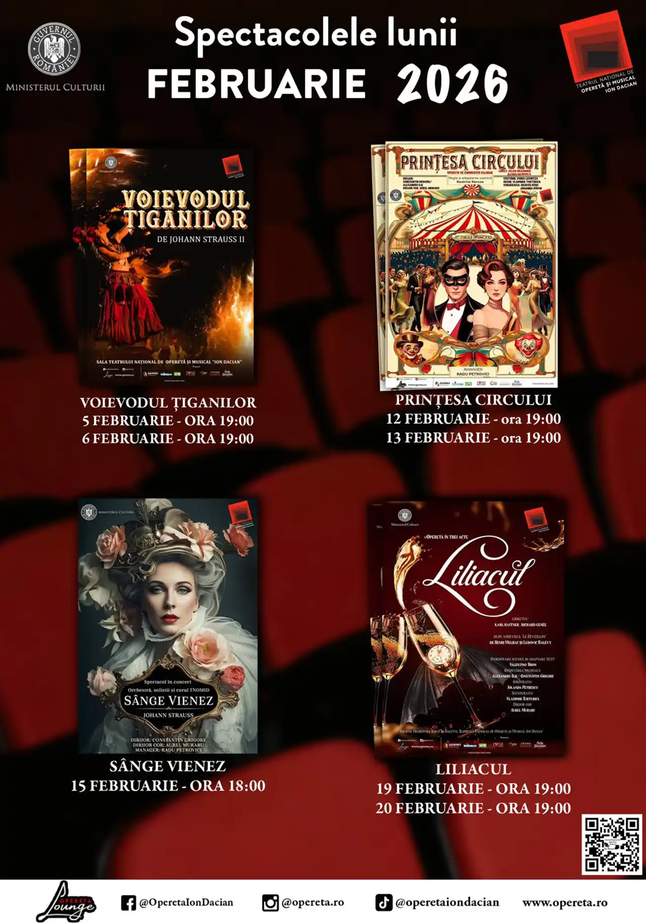 Teatrul Național de Operetă și Musical &bdquo;Ion Dacian&rdquo; vă invită &icirc;ntr-o incursiune fascinantă &icirc;n lumea muzicală&nbsp; a lui Johann Strauss-fiul&nbsp; și a lui Emmerich K&aacute;lm&aacute;n
