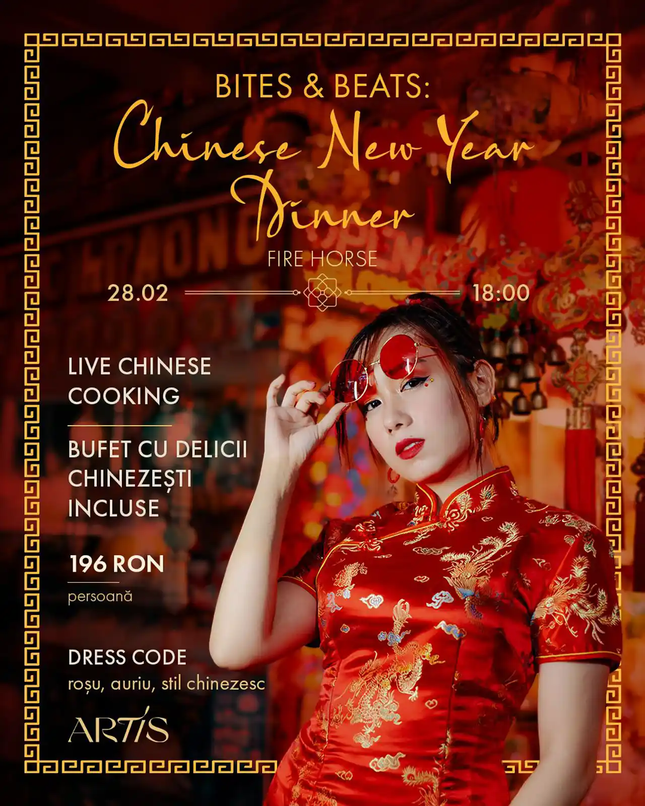 Chinese New Year Dinner | live cooking | DJ @ restaurant Artis 