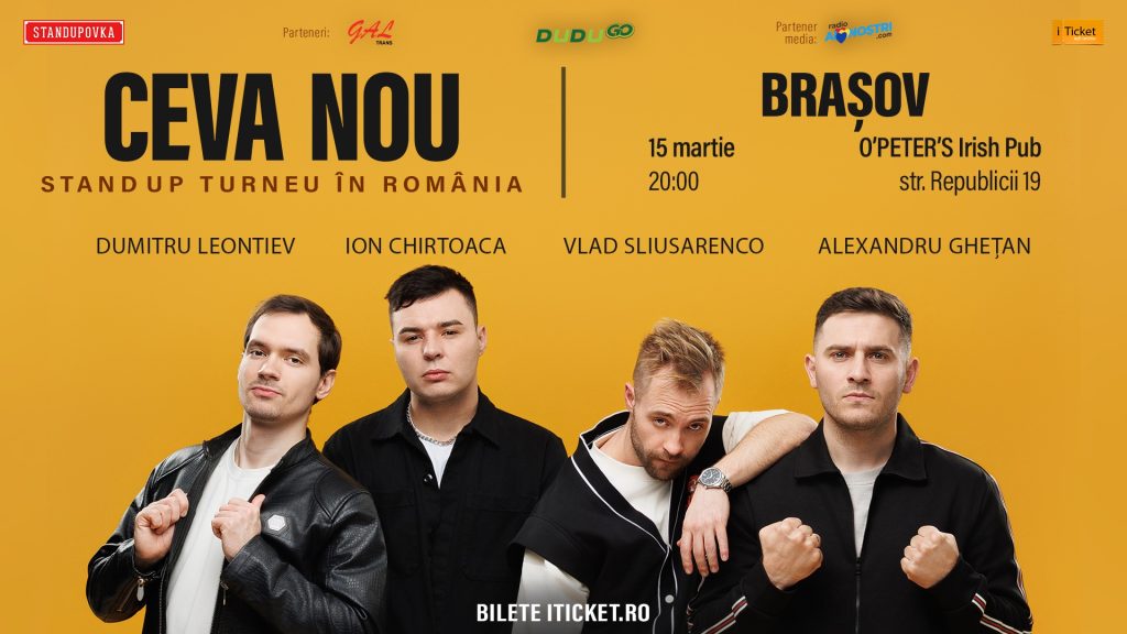 CEVA NOU Standup turneu în România