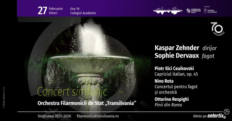 Concert simfonic – dirijor Kaspar Zehnder