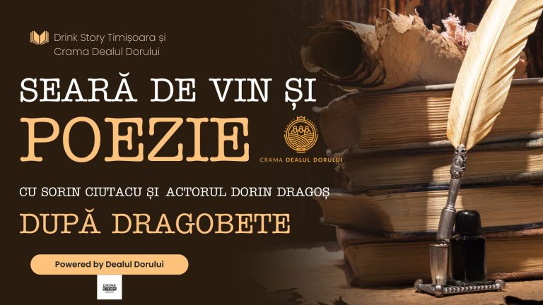 Serată despre Dragobete – Vin & Poezie cu Dorin Dragoș și Sorin Ciutacu