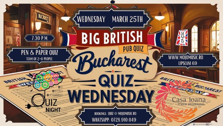 Big British Bucharest Quiz Night @ Mojo
