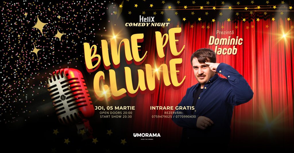 Bine pe glume | Helix Comedy Night @ Helix Pub
