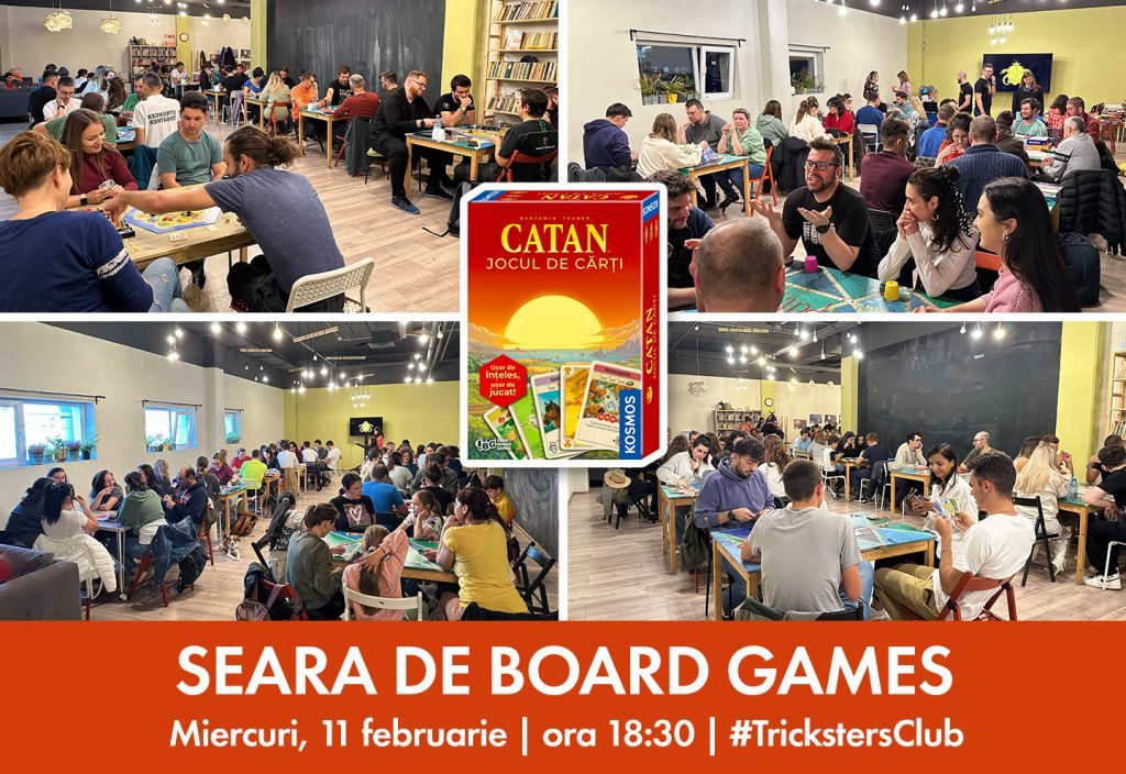 Seara de board games - Catan - Jocul de cărți