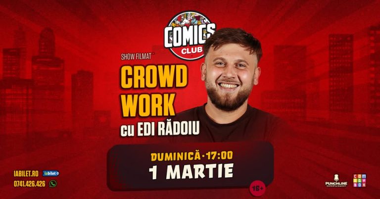 CrowdWork cu Edi Rădoiu @ Comics Club