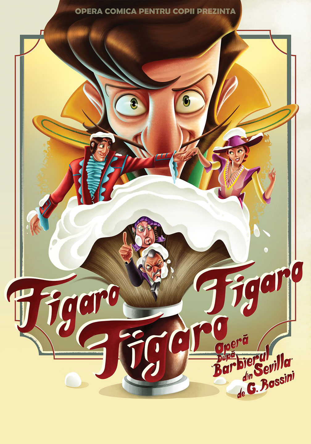 Afis Figaro „Figaro, Figaro, Figaro!”, o întâlnire reușită cu opera