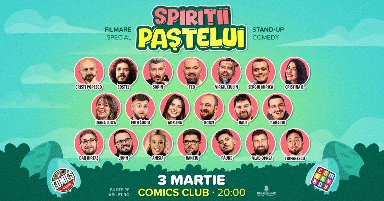 Filmare - Spiriții Paștelui @ Comics Club