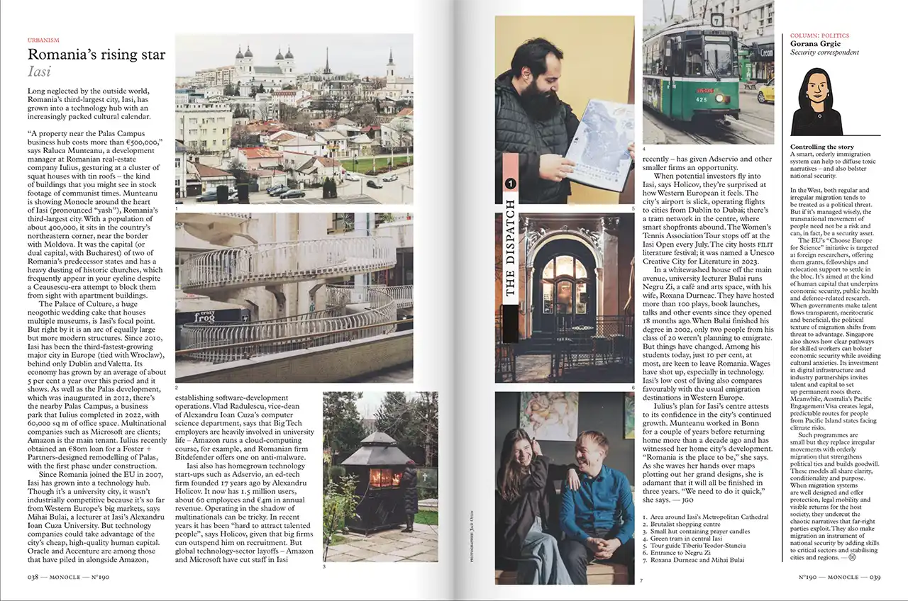 Revista Monocle, ediția de februarie 2026