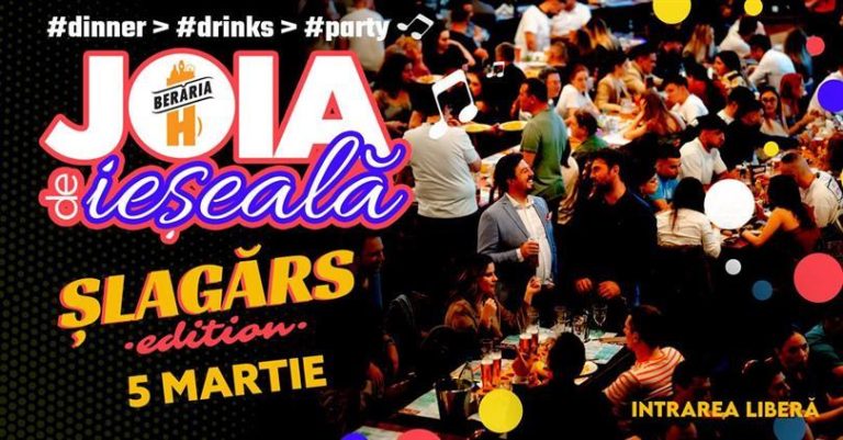 Joia de ieșeală | Șlagărs Edition @ Berăria H