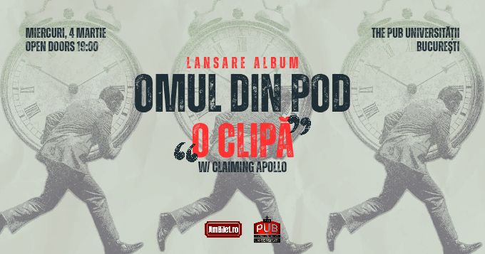 Lansare album "O clipă" @ The Pub - Universității