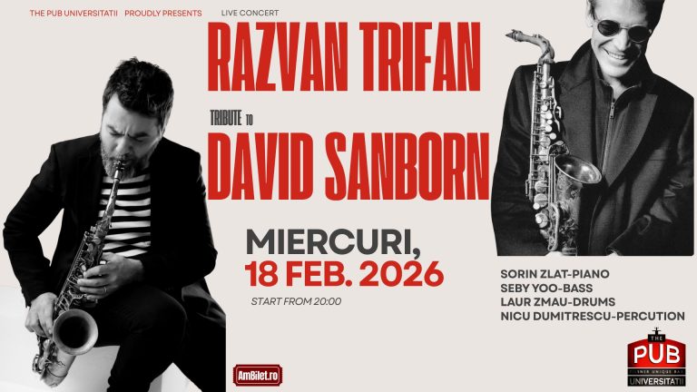 Tribut David Sanborn – Răzvan Trifan | The Pub Trocadero @ The Pub - Universității