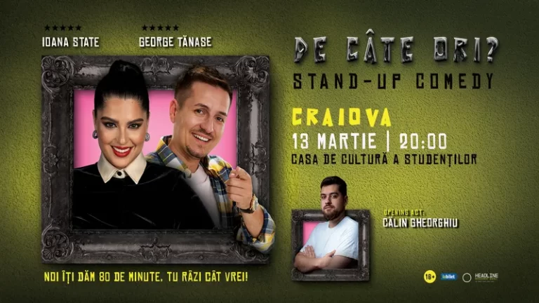 Stand-up Comedy cu George Tănase și Ioana State