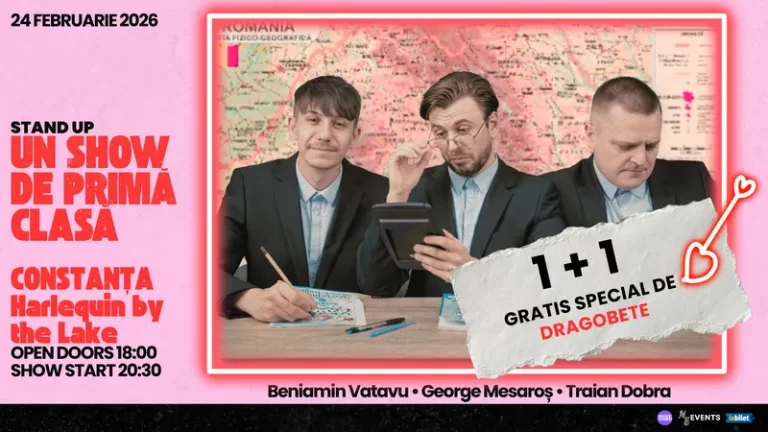 Stand-up Comedy cu Beniamin Vatavu, George Mesaroș și Traian Dobra