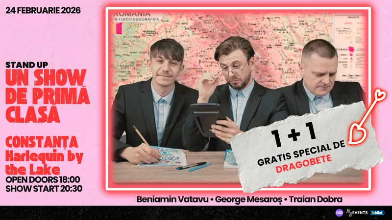 Stand-up Comedy cu Beniamin Vatavu, George Mesaroș și Traian Dobra