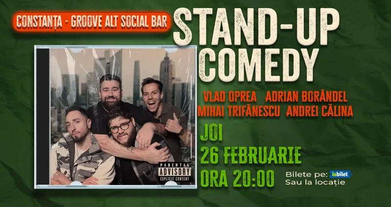 Stand-up Comedy cu Oprea, Borândel, Trifănescu și Călina