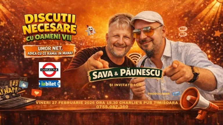 Discuții necesare cu oameni vii - cu Sava și Păunescu