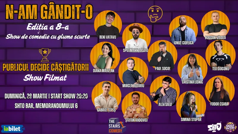 The Stairs Comedy | N-am Gândit-o! | Publicul Decide Câștigătorii | Stand-up Comedy Show