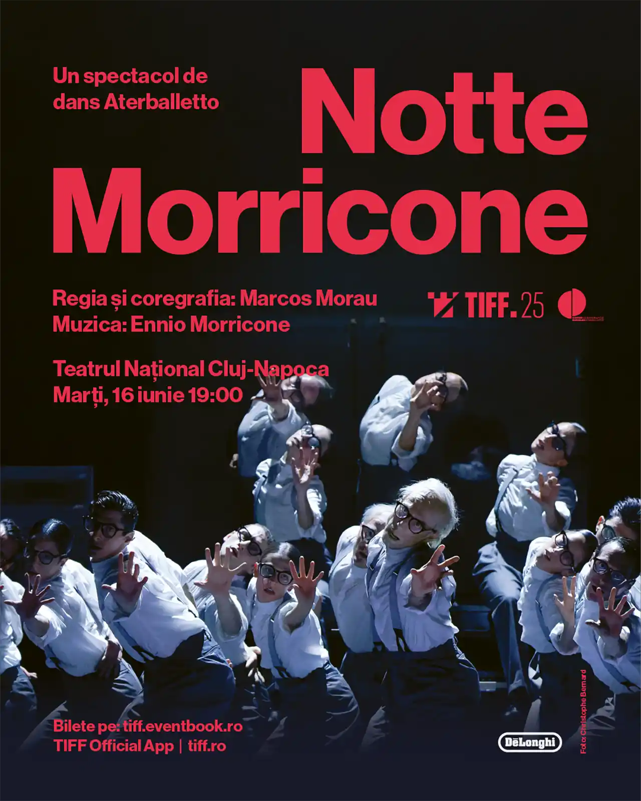 Spectacol grandios de dans pe muzica lui Ennio Morricone la TIFF.25: Notte Morricone
