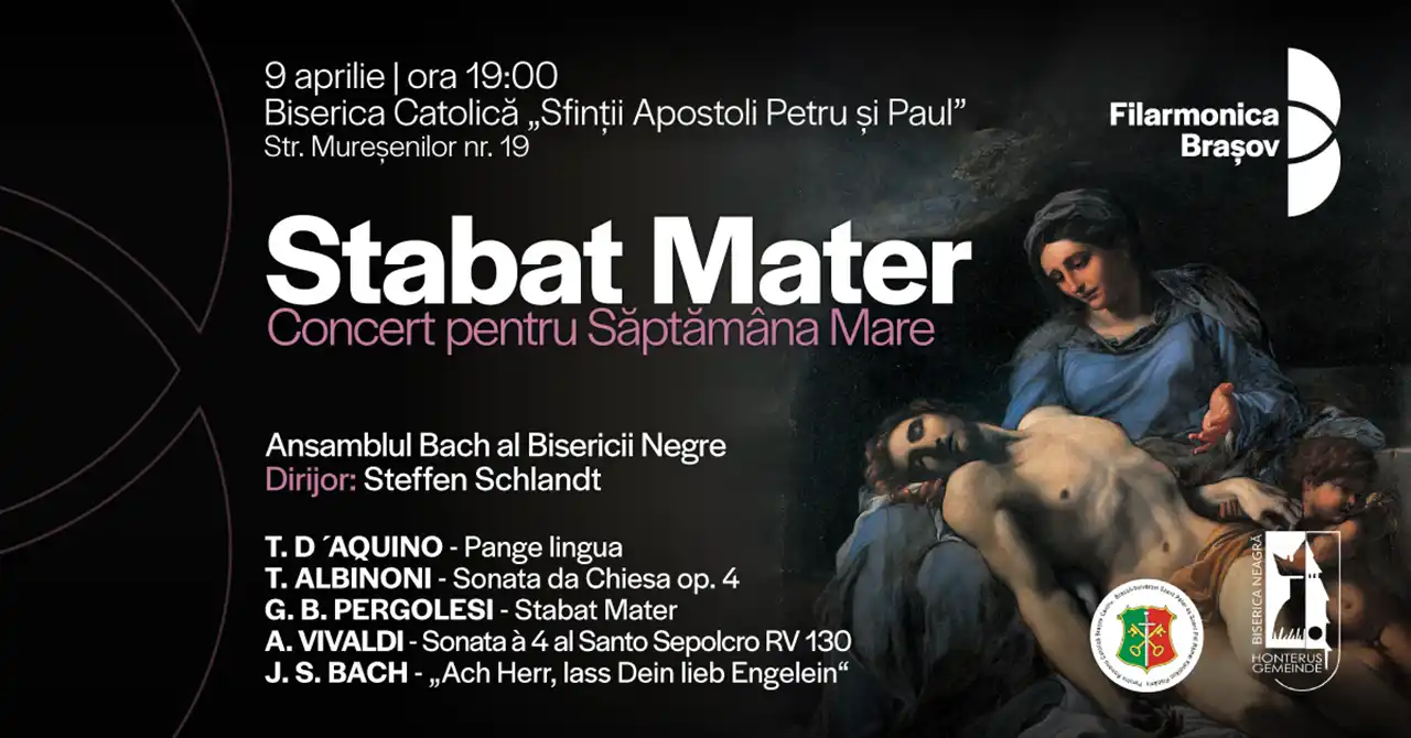 În pragul Săptămânii Mari: seri de muzică și reflecție la Filarmonica Brașov