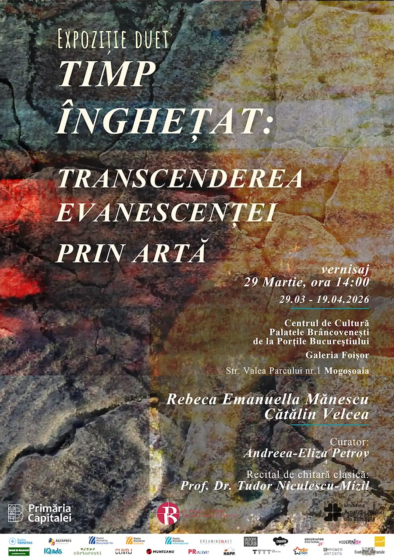 „Timp înghețat” – expoziție de grafică și fotografie contemporană la Palatele Brâncovenești