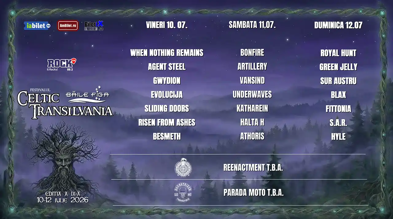 Festivalul Celtic Transilvania este o celebrare a spiritului liber, a tradițiilor străvechi și a energiei care unește trecutul cu prezentul, chiar &icirc;n inima Transilvaniei.