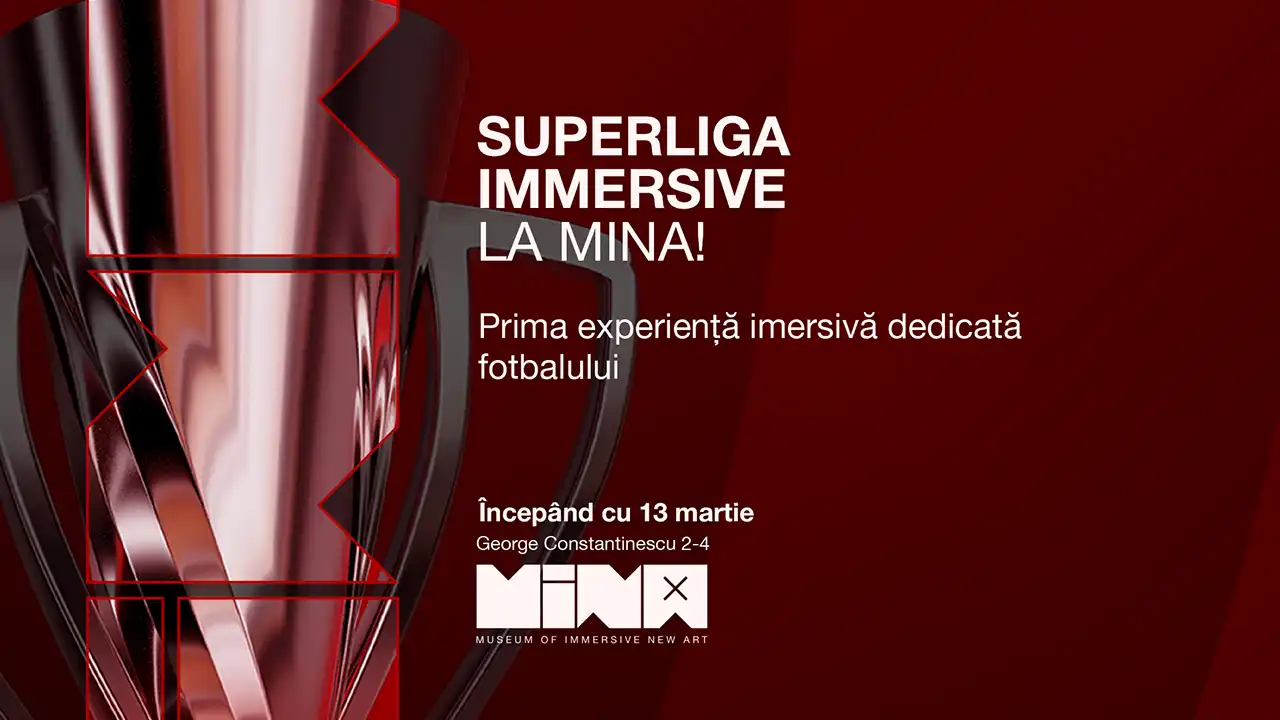 MINA și SuperLiga lansează show-urile imersive dedicate echipelor de top din fotbalul rom&acirc;nesc