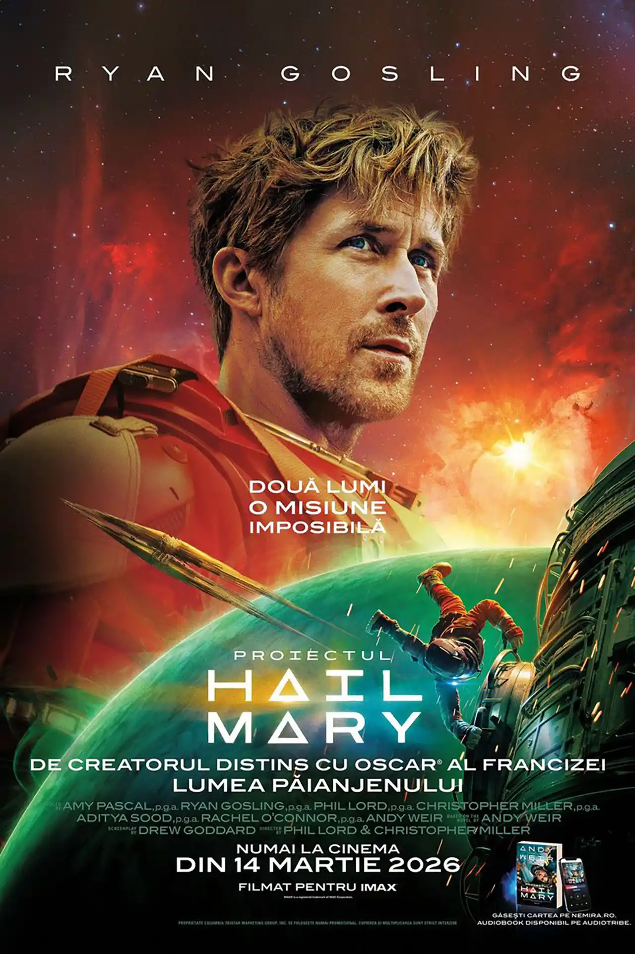 &bdquo;Proiectul Hail Mary&rdquo; | Singur &icirc;n spațiu, cu știința drept armă și umorul ca oxigen