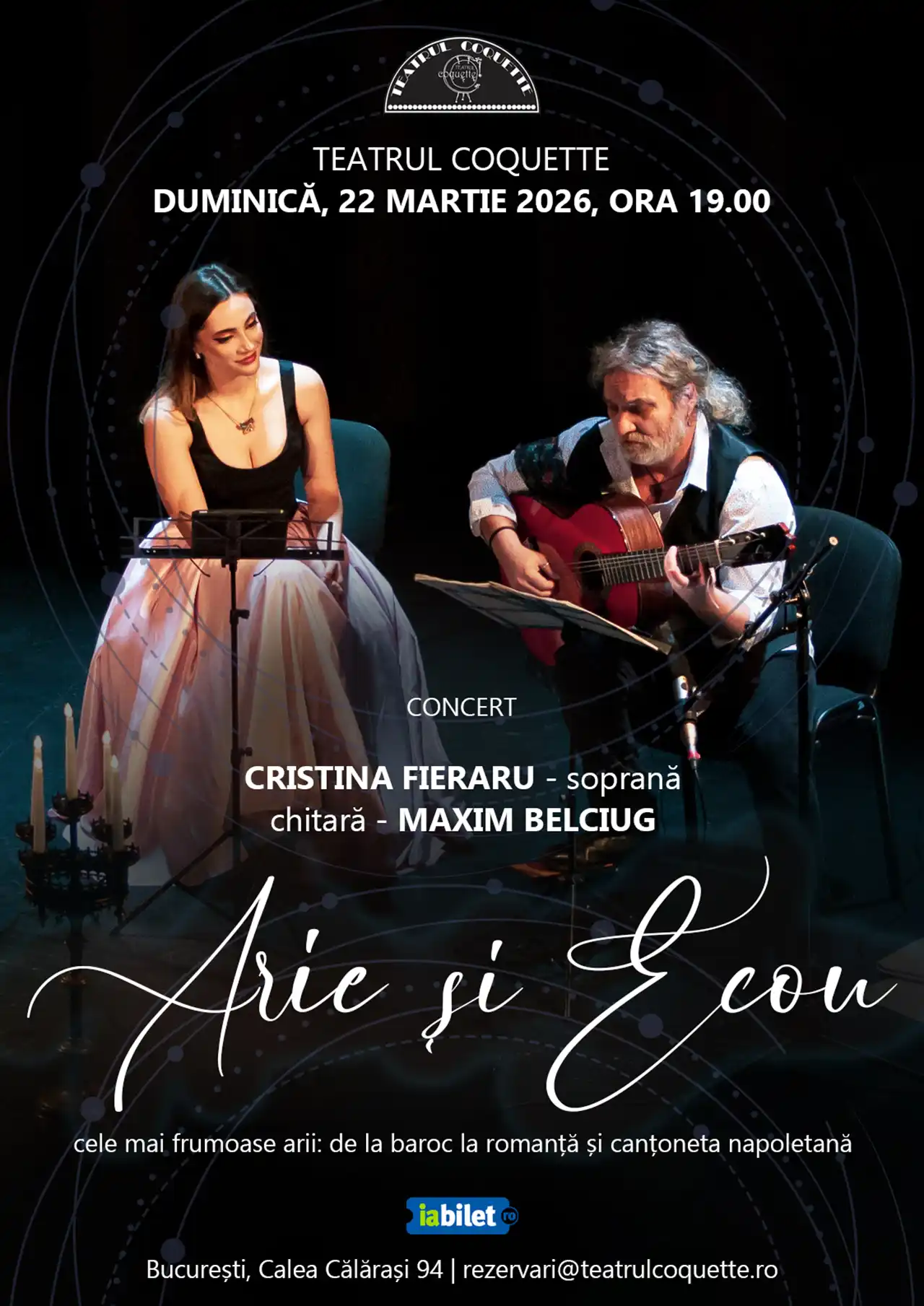 Serile de operă se &icirc;ntorc la Teatrul Coquette. Arie și Ecou, emoție și tinerețe
