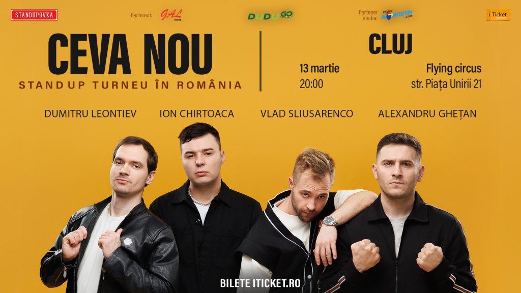 CEVA NOU Standup turneu în România