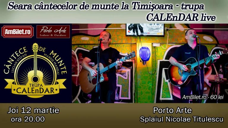 CALEnDAR - Seara cântecelor de munte