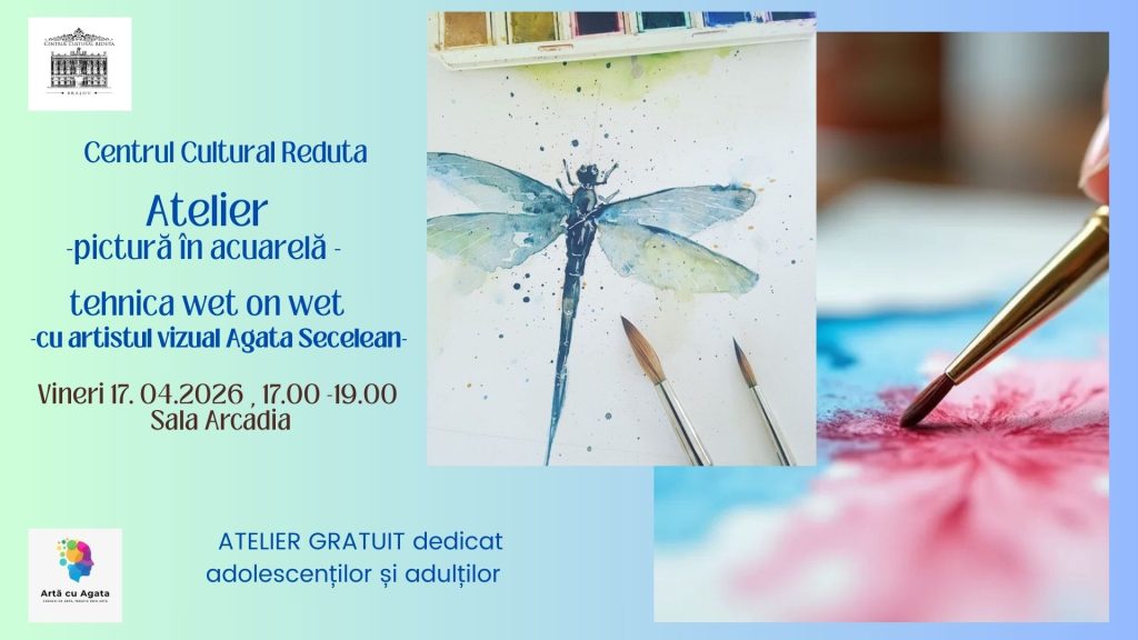 Atelier de pictură în acuarelă – tehnica wet on wet