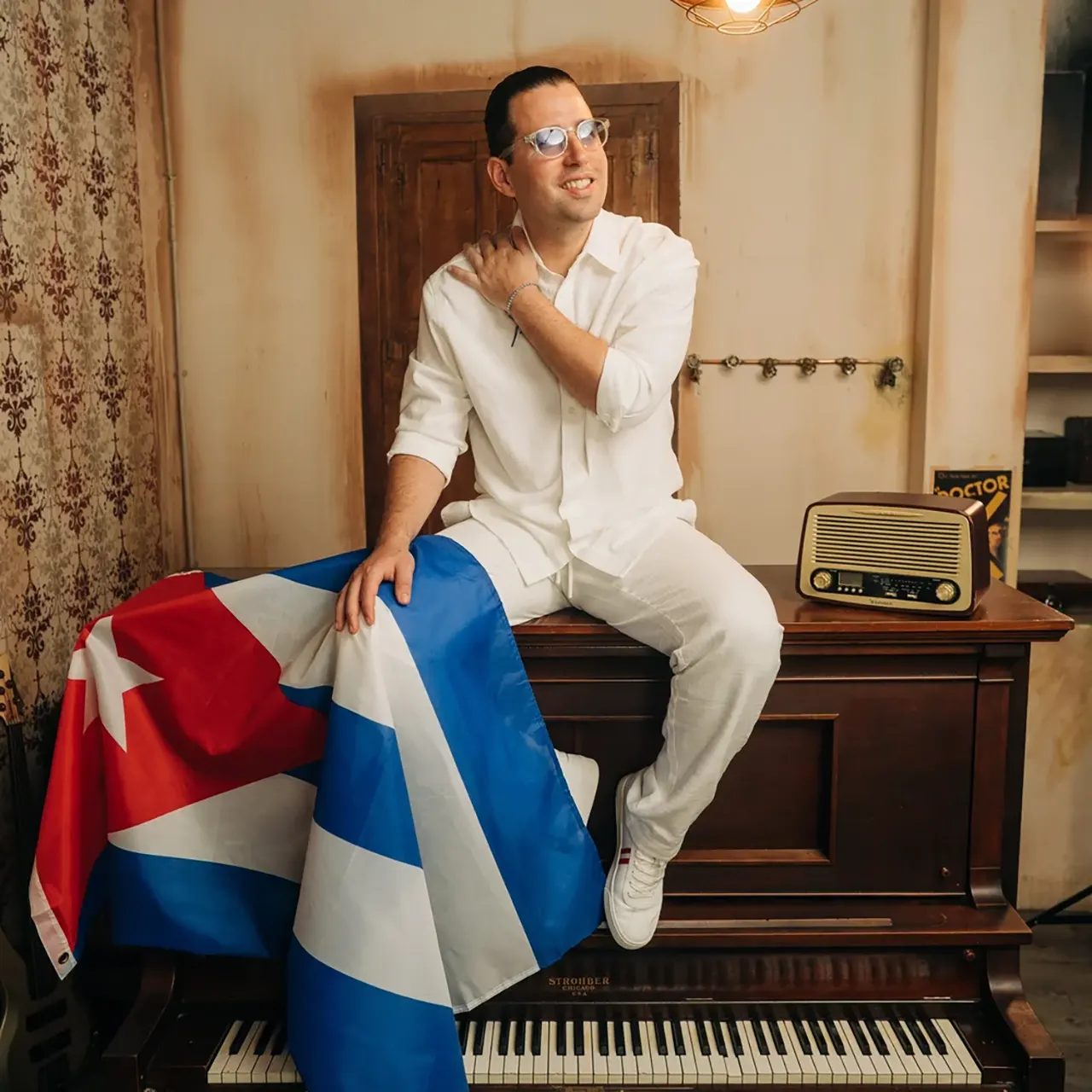 Portret Alfredo Rodríguez, pianist cubanez nominalizat la Grammy