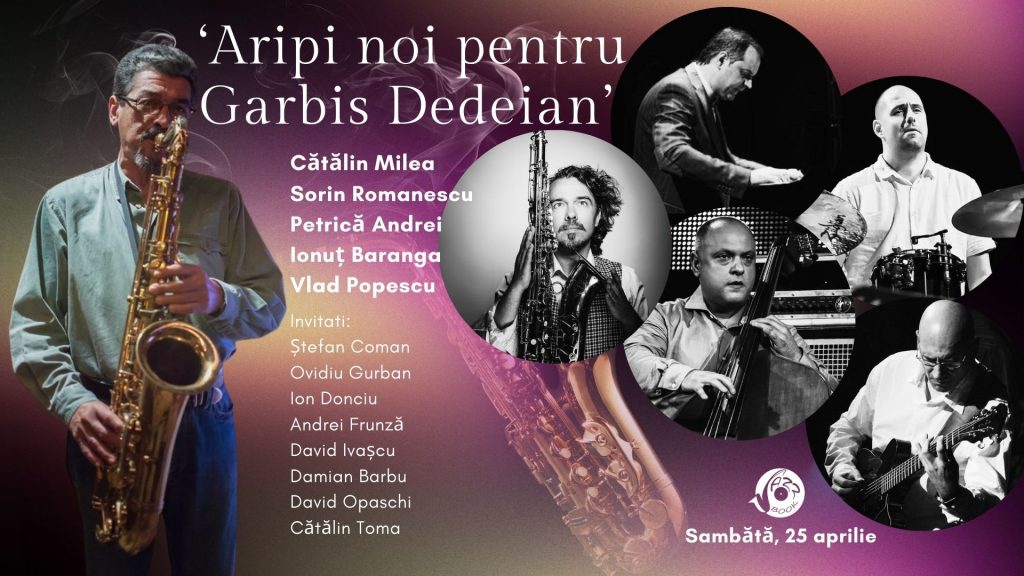 Aripi noi pentru Garbis Dedeian @ JazzBook