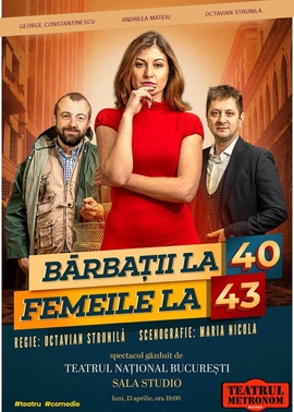 Bărbaţii la 40, femeile la 43 @ TNB