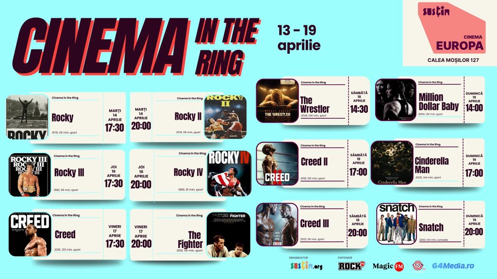 Cinema in the Ring - Fighters & Comebacks @ Cinema Europa