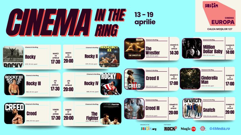 Cinema in the Ring - Fighters & Comebacks @ Cinema Europa