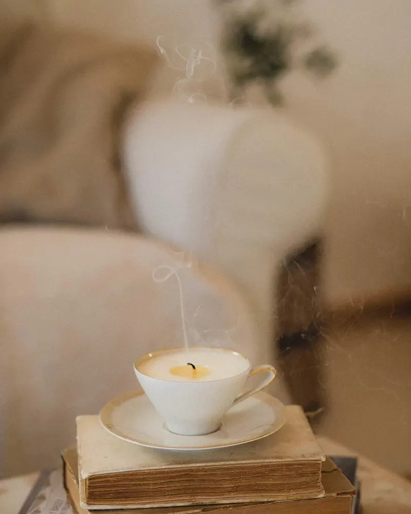lumânare artizanala Cup and Candle