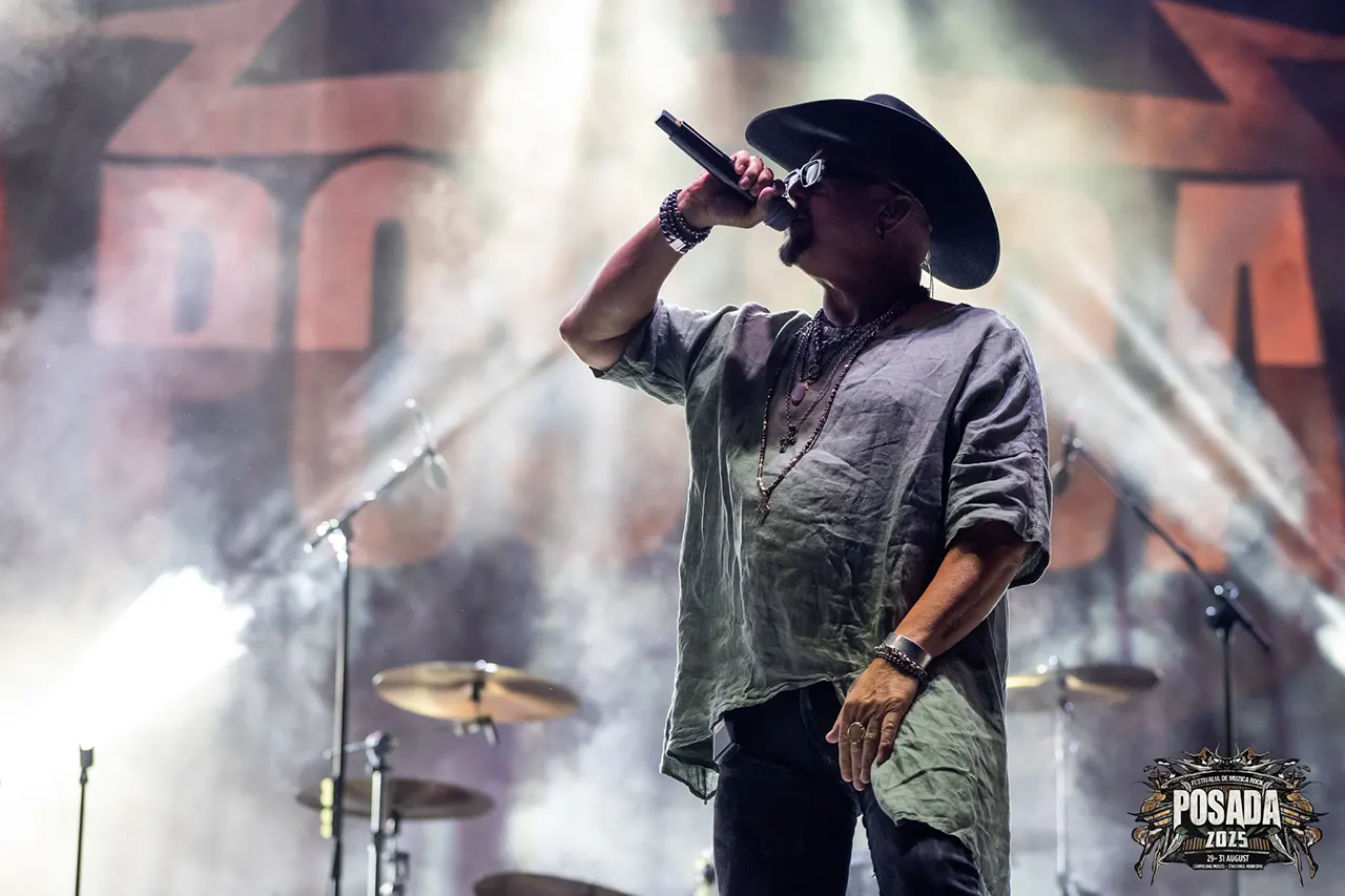 GEOFF TATE scena din concertul sustinut la Posada Rock 2025