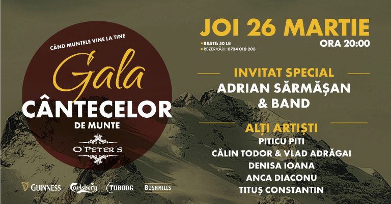 Gala Cântecelor de Munte - Invitat Special Adrian Sărmășan & Band